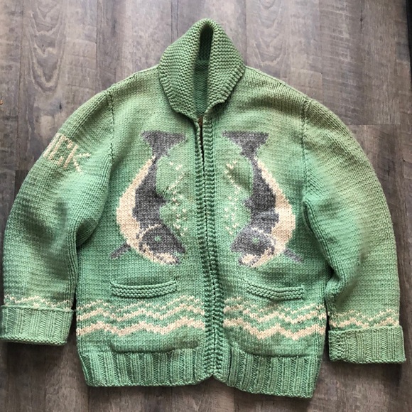 Vintage Other - Vintage knitted fishing coat